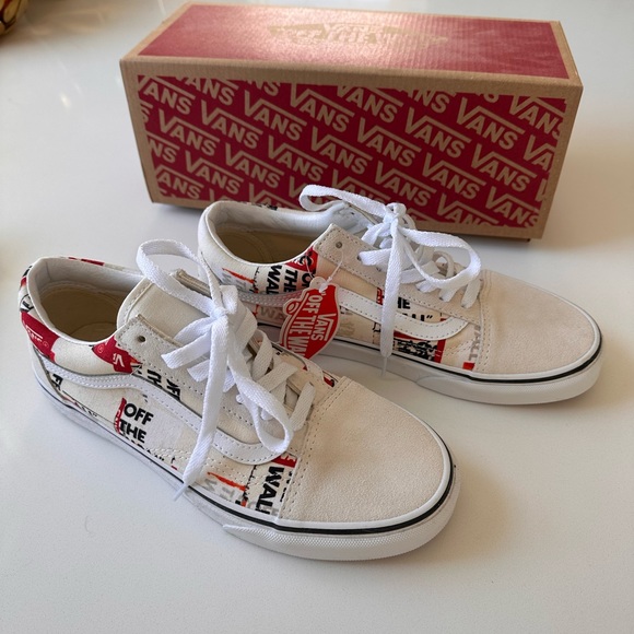 NEW Vans Old Skool Packing Tape Blncdblnc/True White WMNS sneakers - Picture 2 of 8